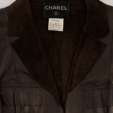 Chanel 02/A Leather Jacket and Pencil Skirt Set Size FR 38 (UK 10)