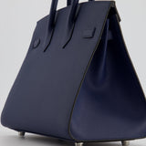 Hermès Birkin 25cm Sellier in Bleu Navy Epsom Leather with Palladium Hardware