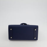 Hermès Birkin 25cm Sellier in Bleu Navy Epsom Leather with Palladium Hardware