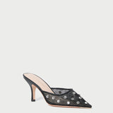 Roeffler Randall - Paloma Black/Crystal Mesh Mule