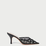 Roeffler Randall - Paloma Black/Crystal Mesh Mule