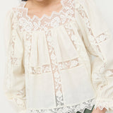 Loeffler Randall - Pauline Embroidered Lace Blouse