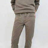 FRAME - L'Homme Slim Brushed Twill -- Dusty Grey