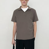 FRAME - Jacquard Polo -- Soft Mocha