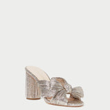 Roeffler Randall - Penny Champagne Pleated Bow Heel