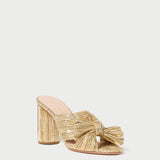 Roeffler Randall - Penny Gold Pleated Bow Heel