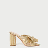 Roeffler Randall - Penny Gold Pleated Bow Heel