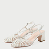 Loeffler Randall - Priscilla Cream Heeled Sandal