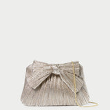 Roeffler Randall - Rayne Champagne Bow Clutch