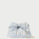 Roeffler Randall - Rayne Blue Floral Bow Clutch