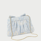 Roeffler Randall - Rayne Blue Floral Bow Clutch