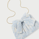 Roeffler Randall - Rayne Blue Floral Bow Clutch