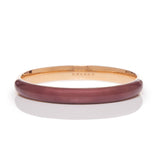 GABRIELA HEARST - Bangle in 18K Rose Gold & Vitreous Brown Enamel