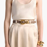 Altuzarra - Vintage Brass Buckle Belt