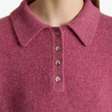 Khaite - Rene Sweater in Amaranth