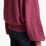 Khaite - Rene Sweater in Amaranth