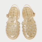 Roeffler Randall - Rhys Champagne Glitter Jelly Sandal