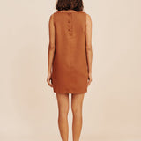 Posse - RIO MINI DRESS - CHESTNUT