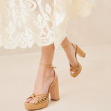 Roeffler Randall - Rivka Dune Knot Platform Sandal