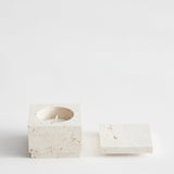 ROHE - Tealight box | travertine