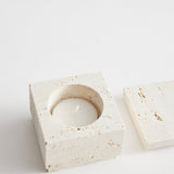 ROHE - Tealight box | travertine