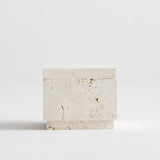 ROHE - Tealight box | travertine