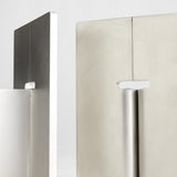 ROHE - Stainless steel bookends | stainless steel