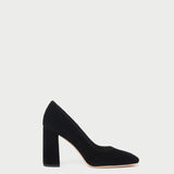 Roeffler Randall - Rue Black Suede Heeled Pump