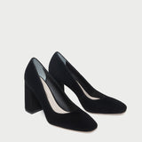 Roeffler Randall - Rue Black Suede Heeled Pump