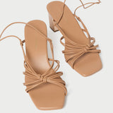 Roeffler Randall - Ryder Dune Leather Heeled Sandal