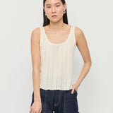 Loeffler Randall - Rylee Pointelle Tank Top