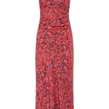 Faithfull - Rosas Midi Dress Meander Micro Red