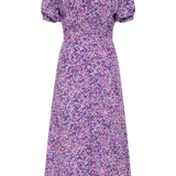 Faithfull - Bellavista Midi Dress Meander Micro Purple