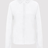 St. Agni - Fitted Cotton Grid Shirt - White