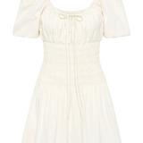 Faithfull - Aya Mini Dress Cream Pinstripe