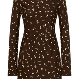 Faithfull - Lilou Mini Dress Clover Brown