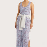 Faithfull - Olivia Maxi Dress Amaryllis Floral Blue