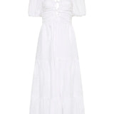 Faithfull - Palacio Midi Dress White - Final Sale