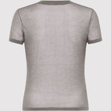 St. Agni - Sheer Baby Tee - Smokey Olive