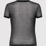 St. Agni - Sheer Baby Tee - Black