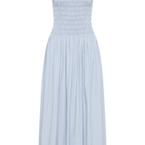 Faithfull - Noa Maxi Dress Blue Pinstripe