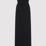 St. Agni - Strapless Tie Back Dress - Black