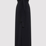 St. Agni - Strapless Tie Back Dress - Black