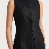 Faithfull - Jane Vest Black