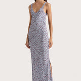 Faithfull - Olivia Maxi Dress Amaryllis Floral Blue