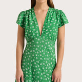 Faithfull - Doiret Midi Dress Green