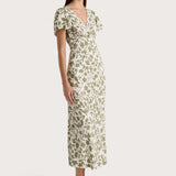 Faithfull - Boda Midi Dress Poplar Sage