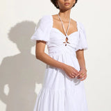 Faithfull - Palacio Midi Dress White - Final Sale