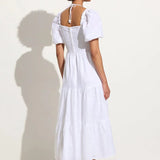 Faithfull - Palacio Midi Dress White - Final Sale