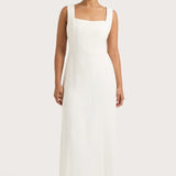 Faithfull - Lais Midi Dress White